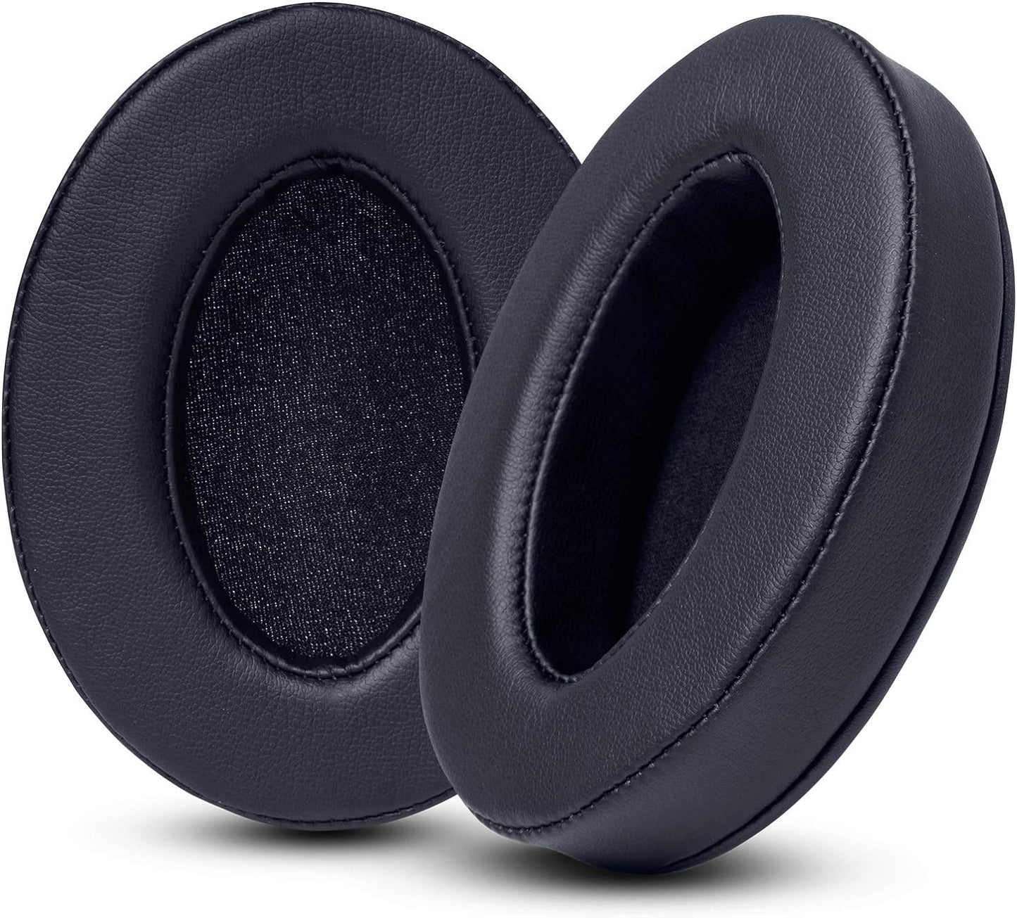 WC PadZ - The Ultimate Upgraded Earpads by Wicked Cushions - Compatible with Audio Technica, HyperX, SteelSeries Arctis & More - Extra Thick - Bigger Opening - Softer Memory Foam | (90s Black)