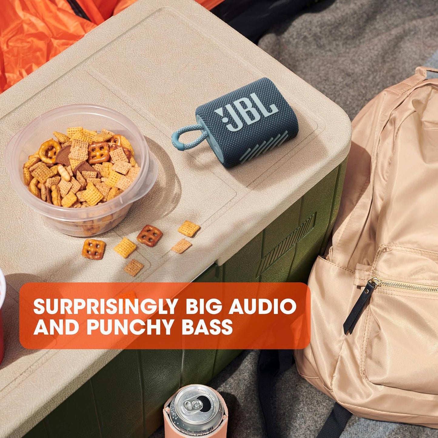 JBL Go 4 - Ultra-Portable, Waterproof and Dustproof Bluetooth Speaker, 7-Hour Built-in Battery, Made in Part with Recycled Materials (Purple)