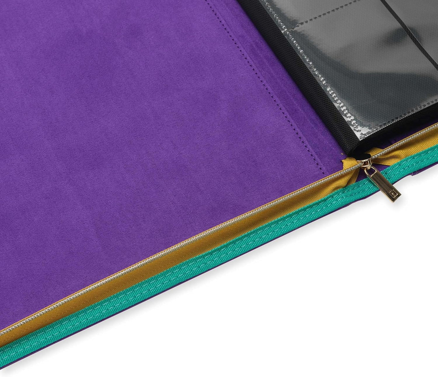 Vault X 12 Pocket Trading Card Zip Binder, 480 Cards, Compatible with Pokemon Scarlet & Violet Set, Exo-Tec Album Material, 20 Side-Loading Pages, Folder for Collectible TCG (SV1)