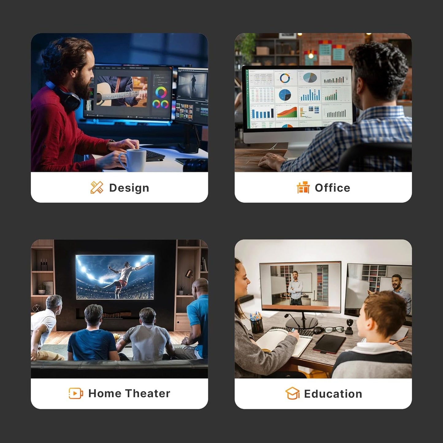 BOSGAME P4 Plus Mini PC Desktop Computers, AMD Ryzen 7 5825U (up to 4.5GHz), 32GB DDR4, 1TB PCIe SSD, Dual LAN 2.5G & Wi-Fi 6E & BT5.2, 4K Triple Display, Compact Silent PC for Gaming, Office, Design