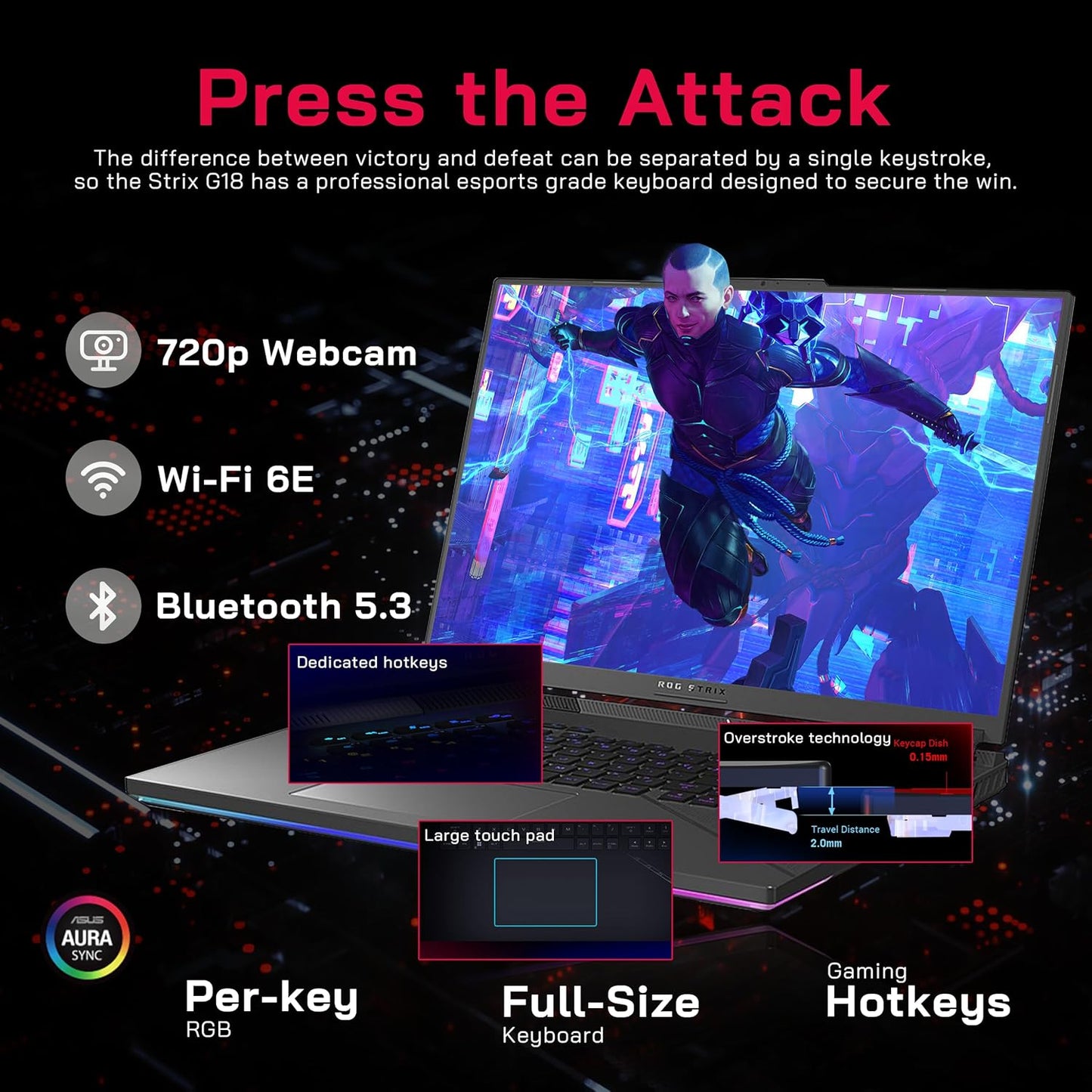 ASUS TUF Gaming A15 Gaming Laptop, 15.6” 144Hz FHD Display, AMD Ryzen™ 5 7535HS Processor, GeForce RTX 2050, 8GB DDR5 RAM, 512GB PCIe SSD Gen 4, Wi-Fi 6, Windows 11, FA506NF-AS51-CA