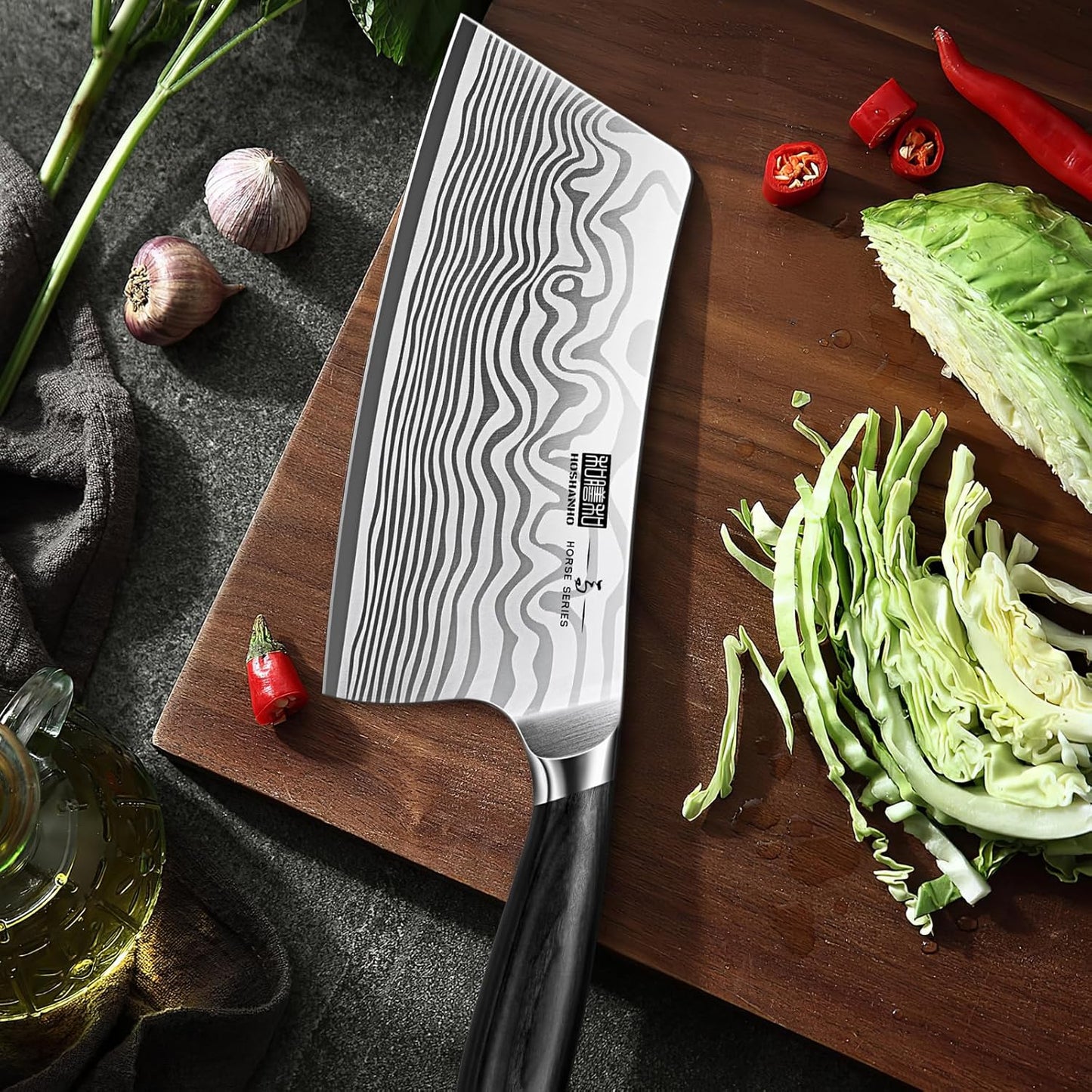 HOSHANHO Fillet Knife 7 Inch, Razor Sharp Boning Knife for Meat Poultry Chicken Cutting, Japanese High Carbon Powder Steel Fish Knife with Flexible Blade and Pakkawood Handle