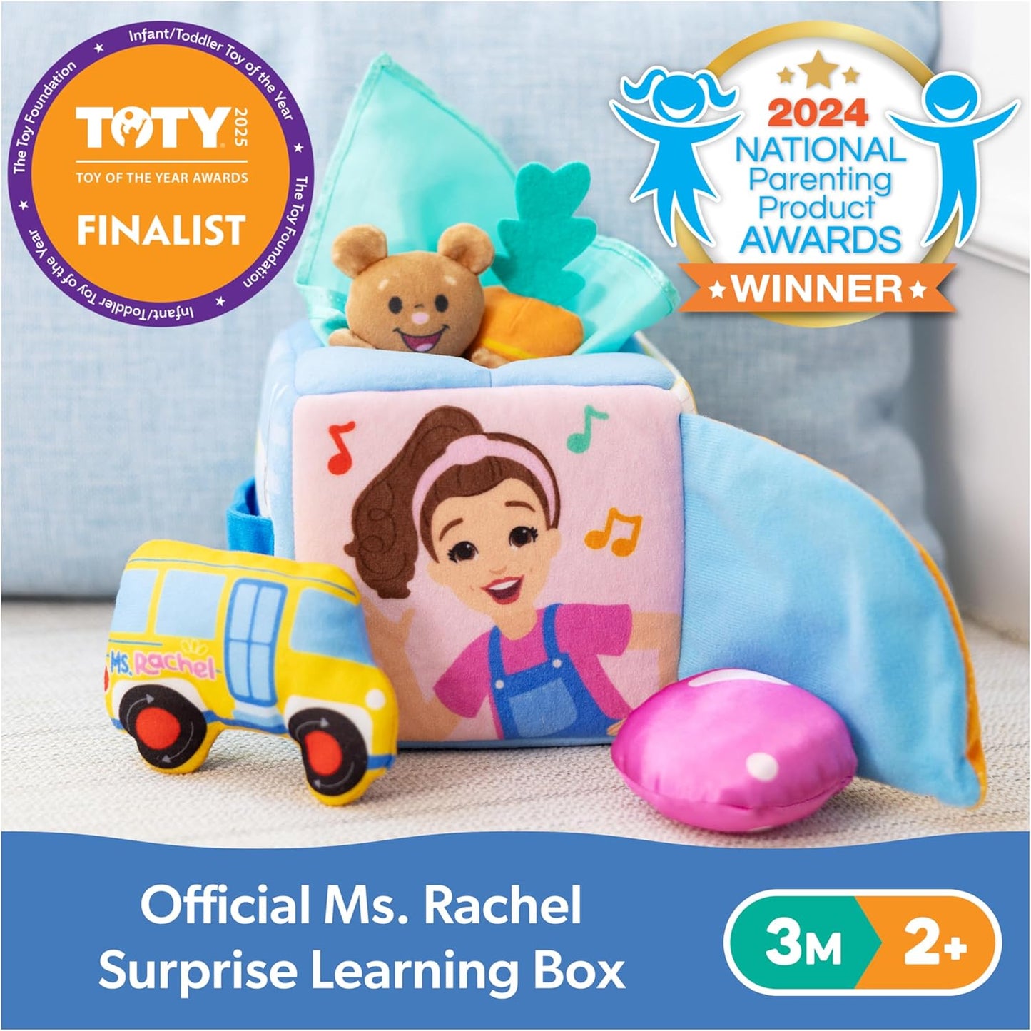 Ms. Rachel Official Speak & Sing Doll, 16” Tall Interactive Toy with 4 Songs & 16+ Phrases, Toddler Toys for Girls & Boys Ages 6 Months to 3+ Years