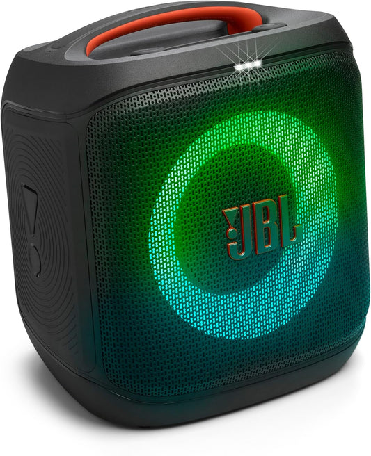 JBL PartyBox Encore Essential 2 - Portable Battery-Powered Party Speaker with AI Sound Boost, Up to 15 Hours of Play time, IPX4 Splash Proof, and Multi-Speaker Connection by Auracast (Black)