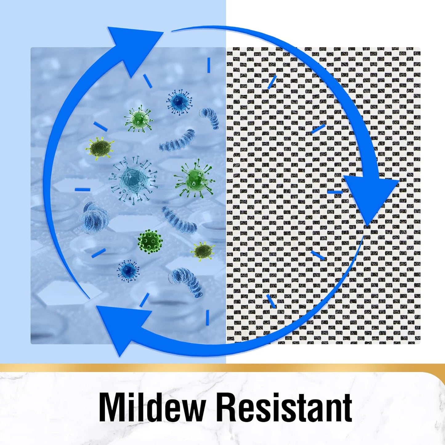 HITSLAM Shower Mat Non Slip, 24 x 16 Inch Bathtub Mat Non Slip with Drain, Soft PVC Loofah Bath Mat for Tub, Quick Drying Bathroom Shower Mat, Grey