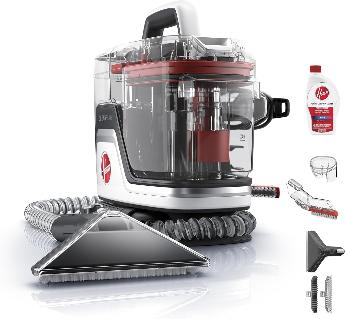 Hoover CleanSlate Carpet & Upholstery Spot Cleaner, Stain Remover, Portable, FH14000V, White