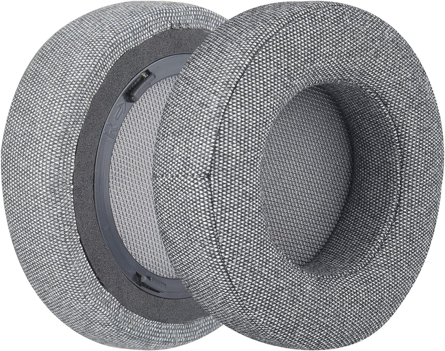 Geekria Comfort Linen Replacement Ear Pads for Corsair Virtuoso RGB/WirelessSE/WirelessXT Headphones Ear Cushions (Grey)