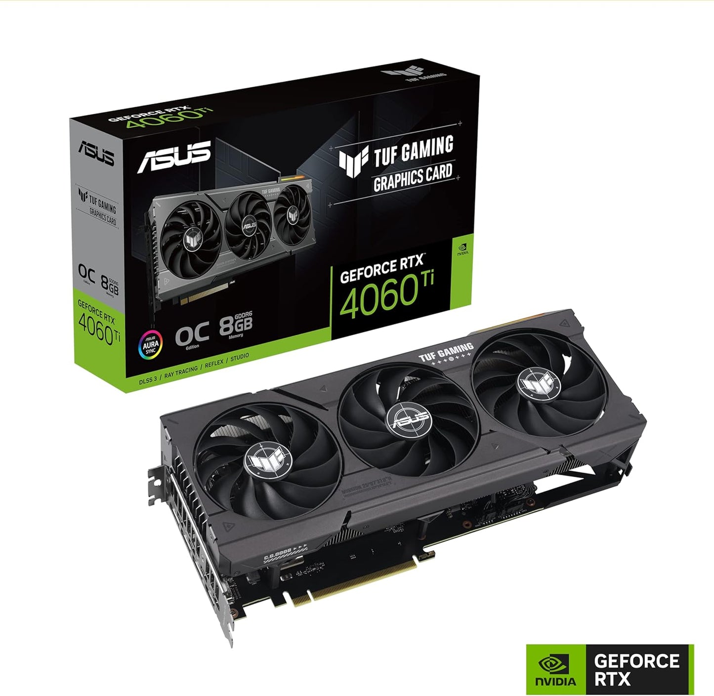 The SFF-Ready ASUS Prime GeForce RTX™ 5060 Ti 16GB GDDR7 OC Edition Graphics Card (PCIe® 5.0, 16GB GDDR7, HDMI®/DP 2.1, 2.5-Slot, Axial-tech Fans, Dual BIOS)