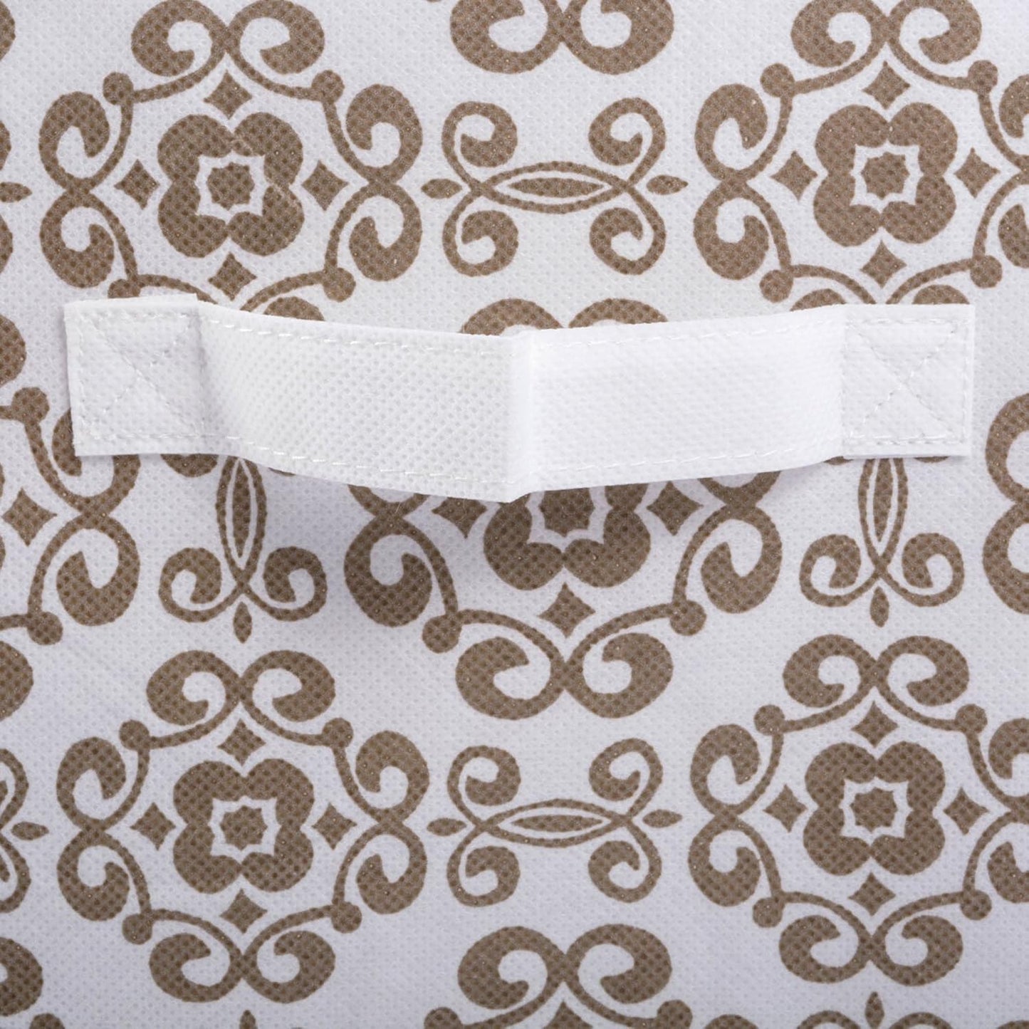 DII Foldable Fabric Storage Containers for Nurseries, Offices, Closets, Home Decor, Cube Organizers & Everyday Storage Needs, (Large - 11 x 11 x 11) Scroll Nautical Blue - Set of 2