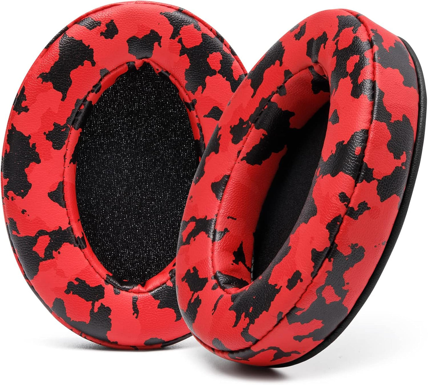WC PadZ - The Ultimate Upgraded Earpads by Wicked Cushions - Compatible with Audio Technica, HyperX, SteelSeries Arctis & More - Extra Thick - Bigger Opening - Softer Memory Foam | (90s Black)