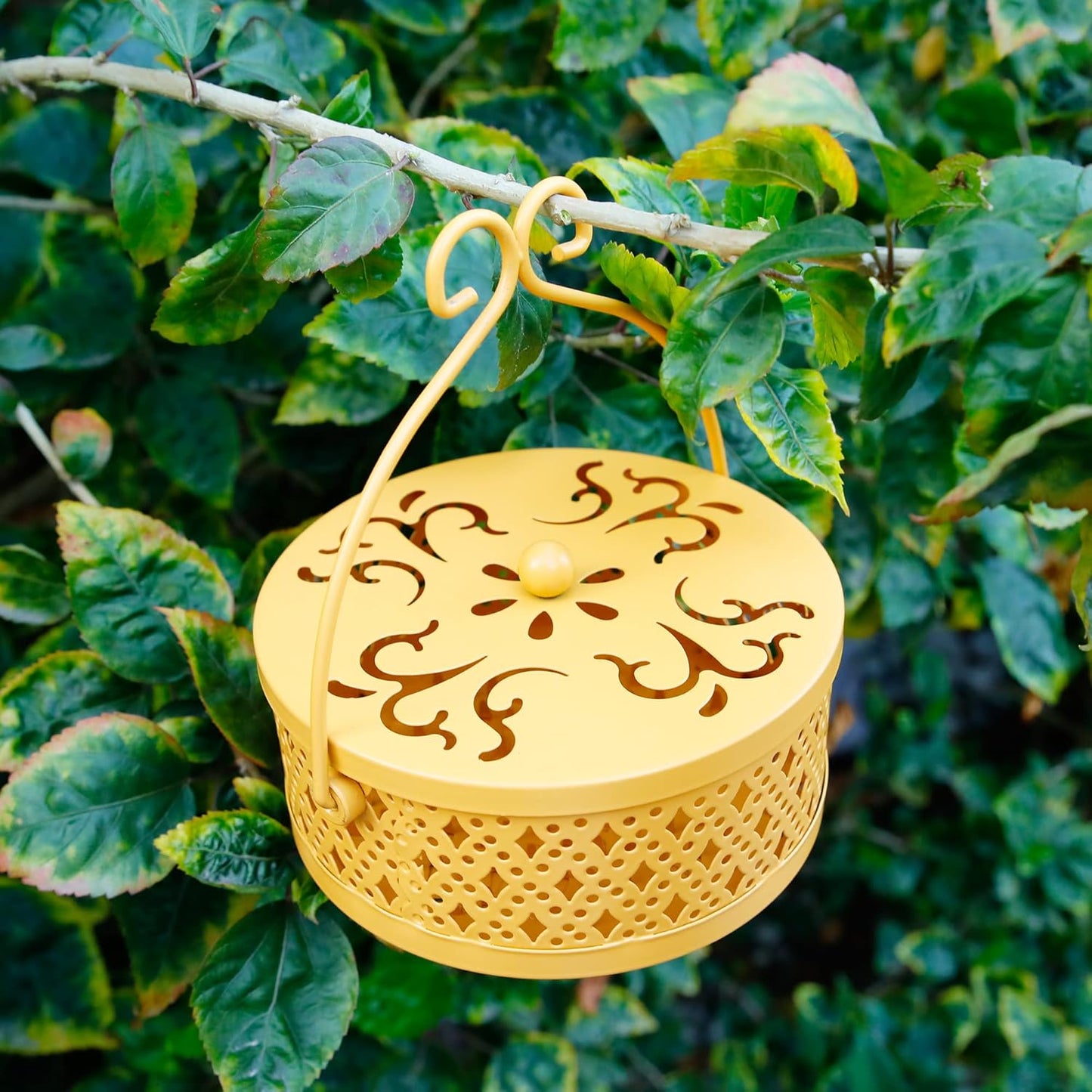 Purilite Select Metal Mosquito Coil Holder with Lid