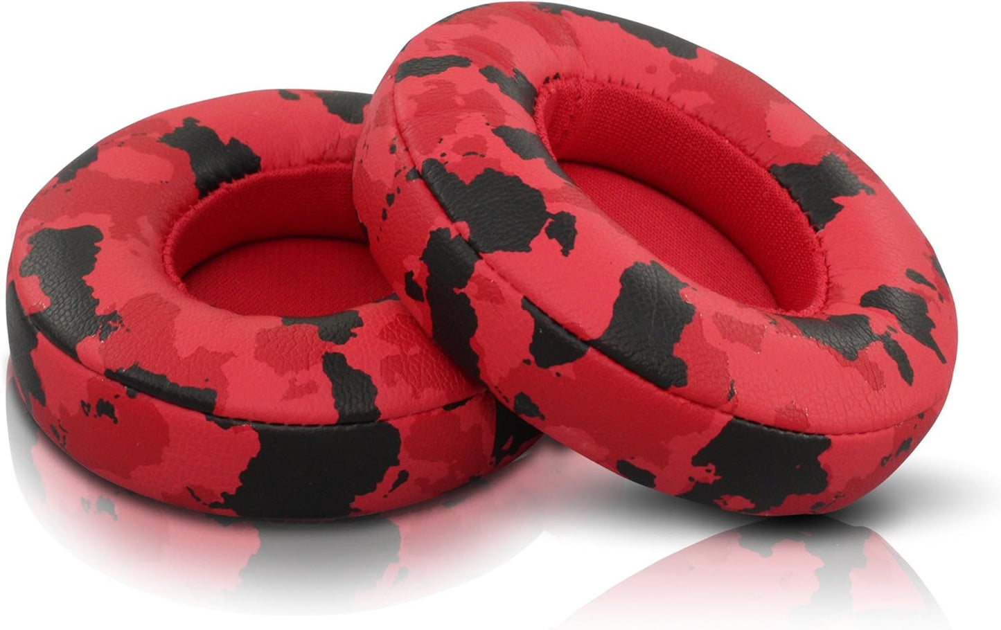 WC Extra Thick Replacement Earpads for Beats Solo 2 & 3 by Wicked Cushions - Ear Pads for Beats Solo 2 & 3 Wireless ON-Ear Headphones - Soft Leather, Luxury Memory Foam, Strong Adhesive | White