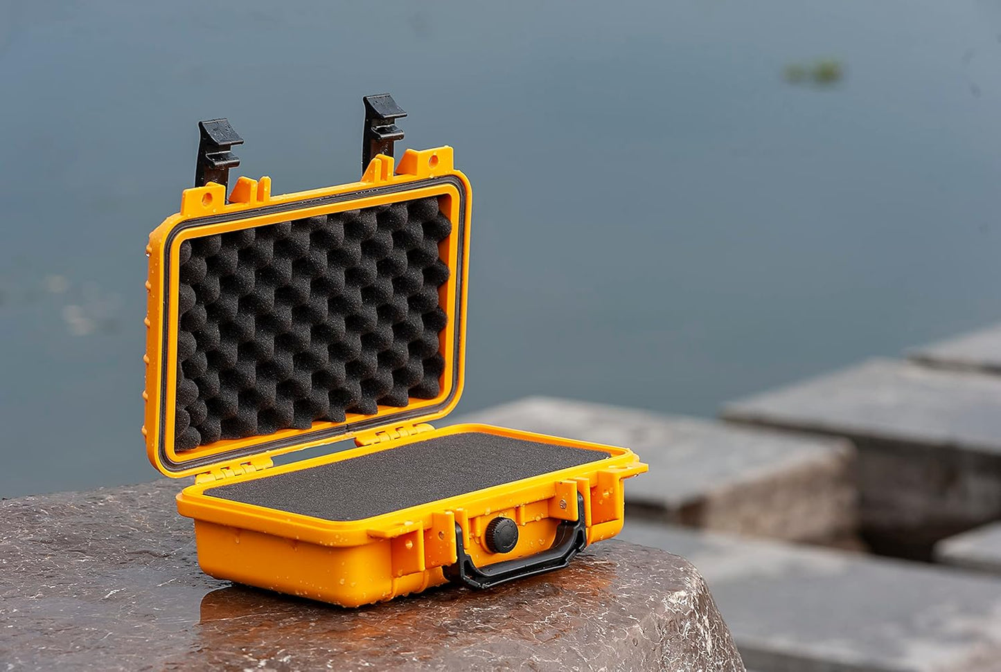 MEIJIA Portable All Weather Waterproof Protective Hard Case,Camera Case with Customizable Fit Foam,Fit use of Drones,Camera, Equipments, 11.65 x8.35x3.78inches