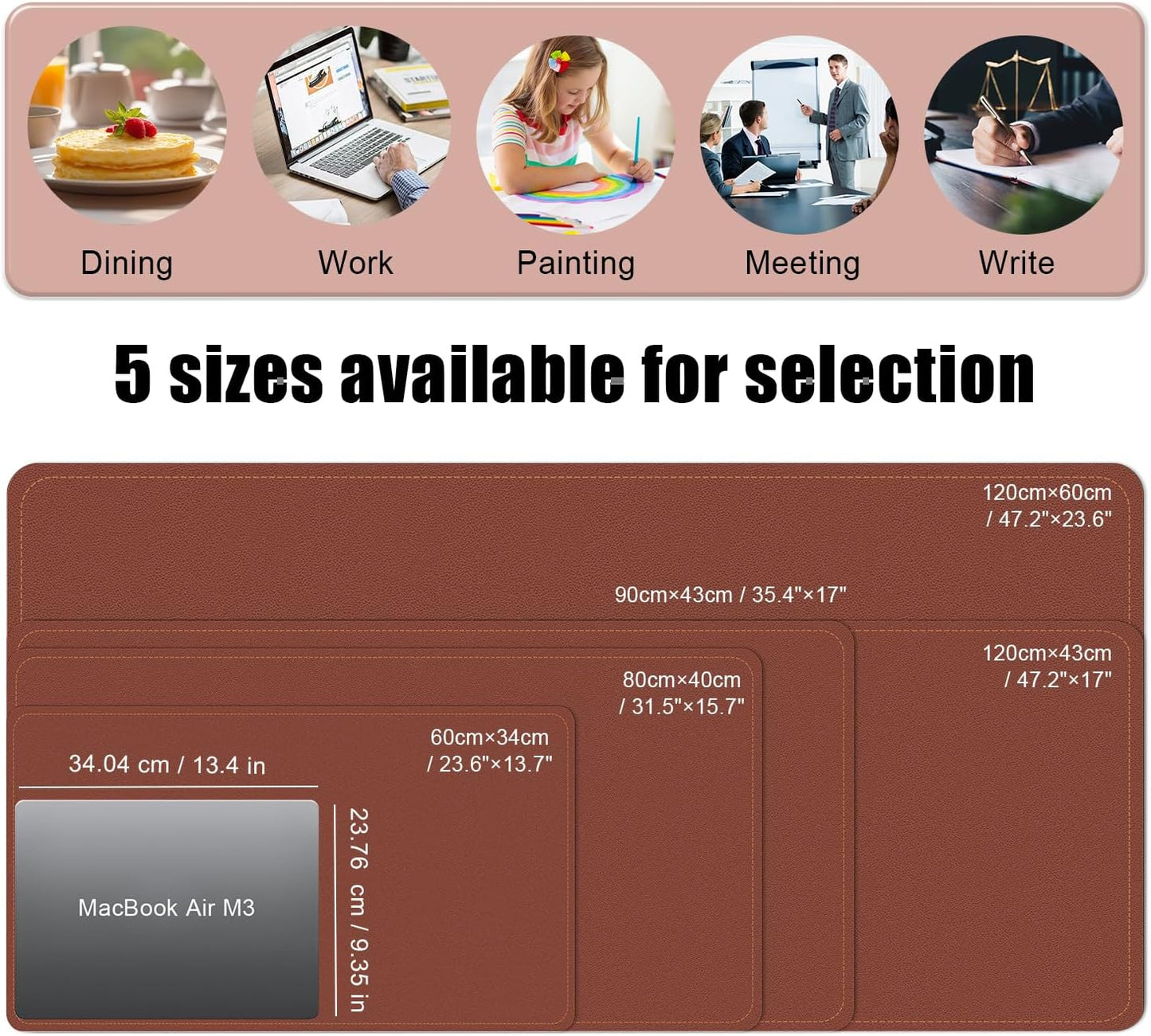 Purilite Select Dual-Sided Desk Pad