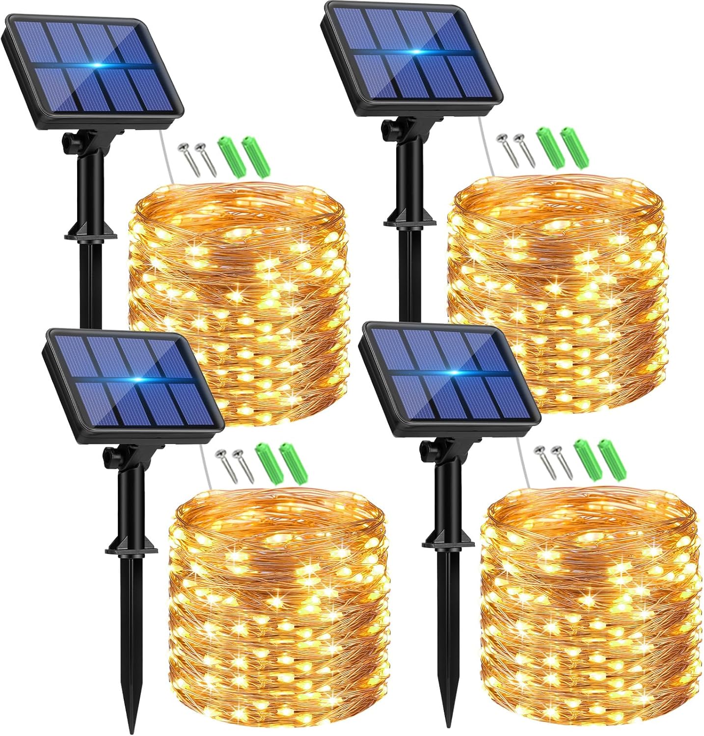 Purilite Select 2-Pack Solar Fairy String Lights