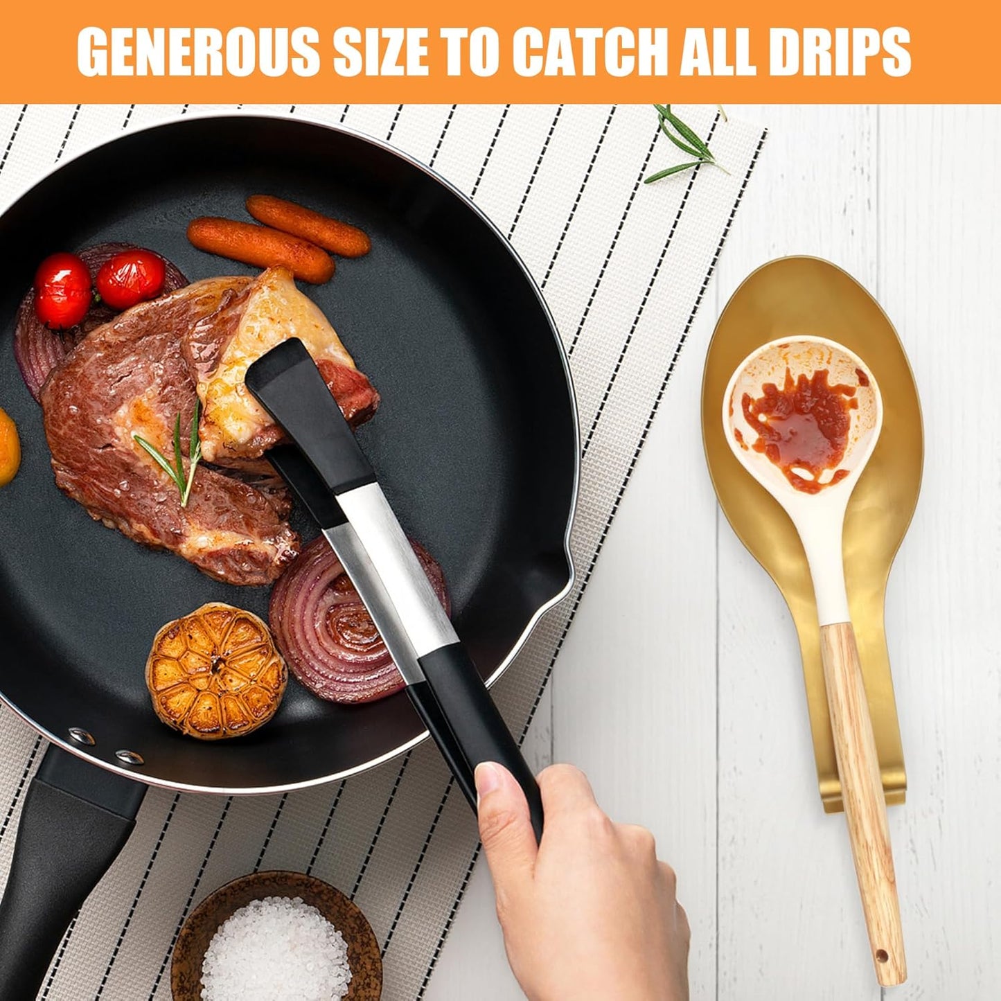 Purilite Select Stainless Steel Spoon Rest