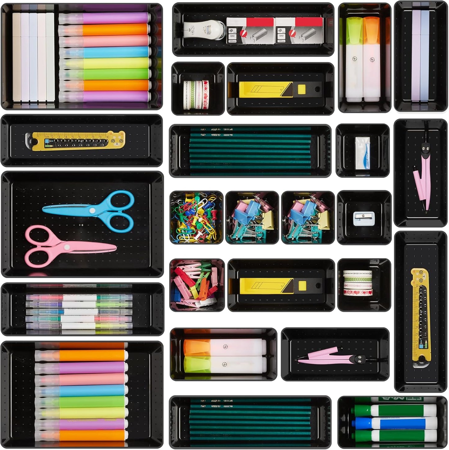 Purilite Select Clear Drawer Organizer Set