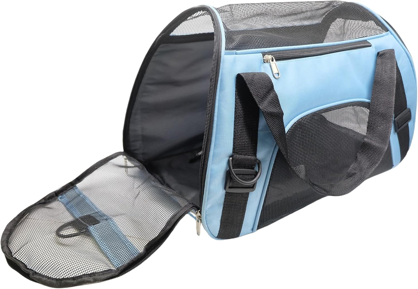 ZaneSun Cat Carrier,Soft-Sided Pet Travel Carrier for Cats,Dogs Puppy Comfort Portable Foldable Pet Bag Airline Approved (Small Rosered)