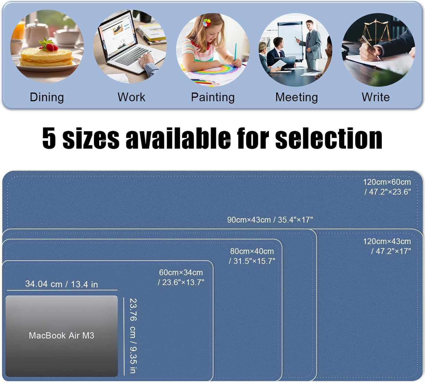 Purilite Select Dual-Sided Desk Pad