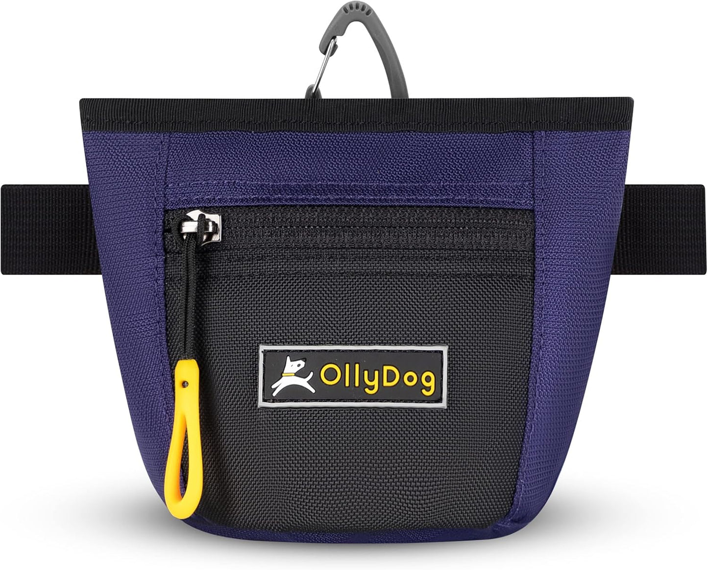 OllyDog Goodie Treat Bag, Dog Treat Pouch, Waist Belt Clip for Hands-Free Training, Magnetic Closure, Dog Training and Behavior Aids, Three Ways to Wear (Palm)
