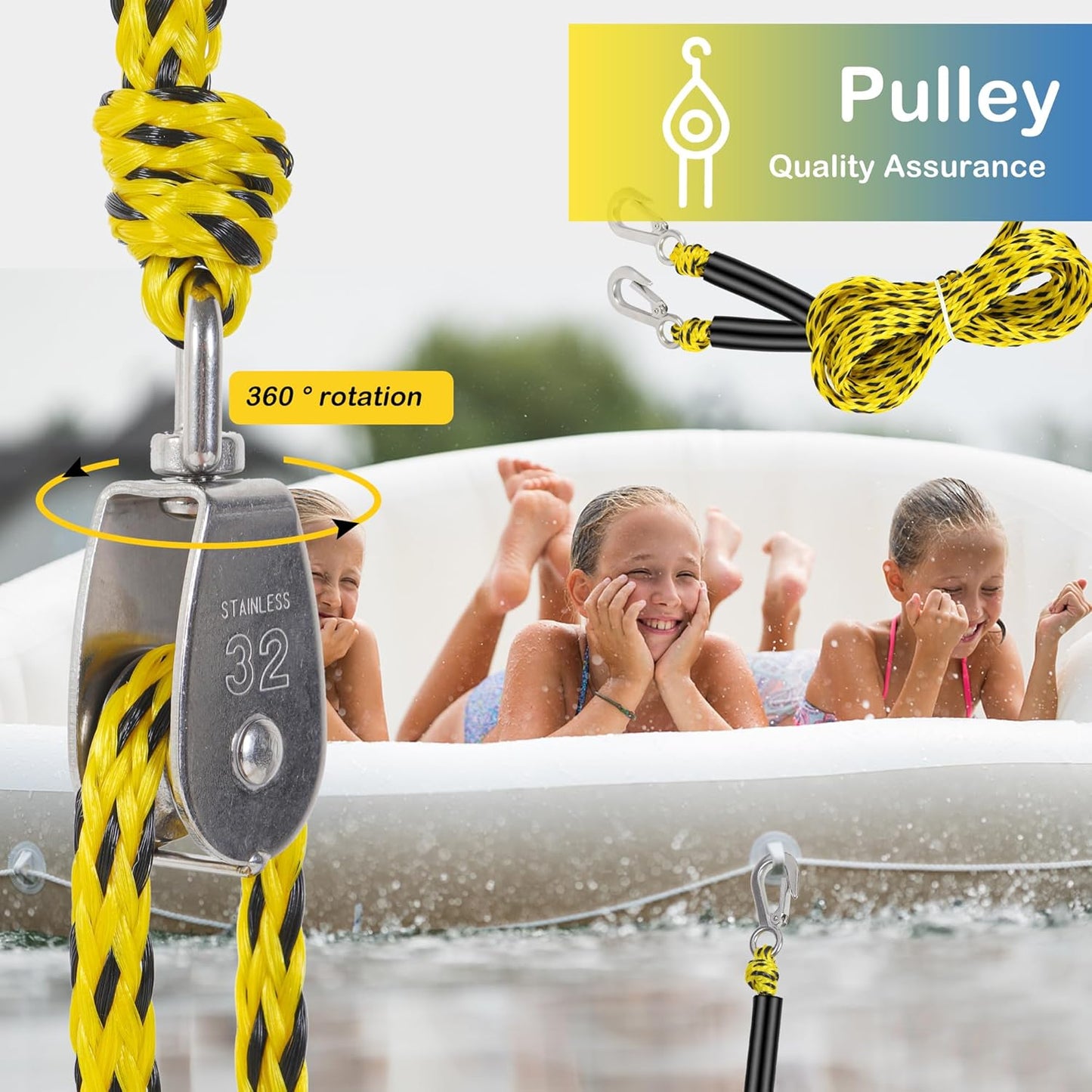 Purilite Select Self-Centering Tow Harness for Watersports