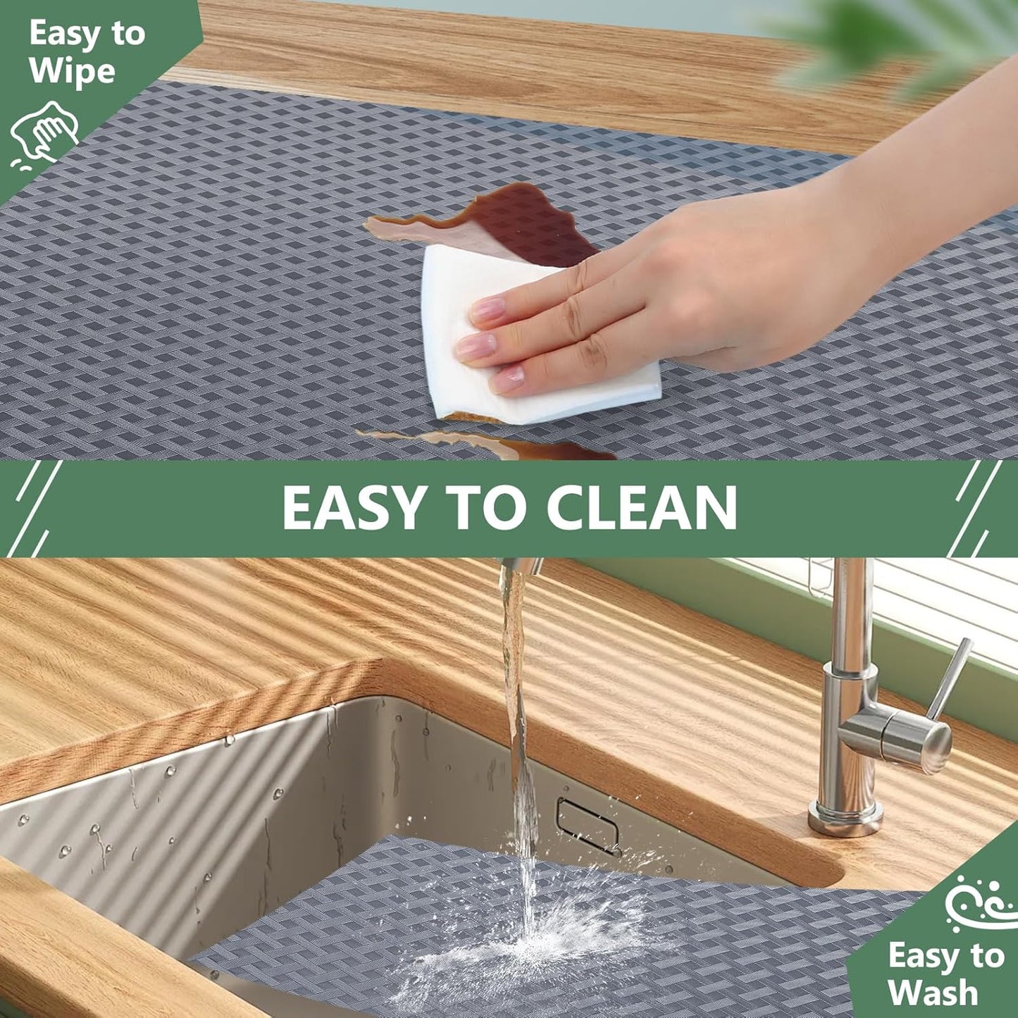 Purilite Select Multipurpose Non-Slip EVA Shelf Liners