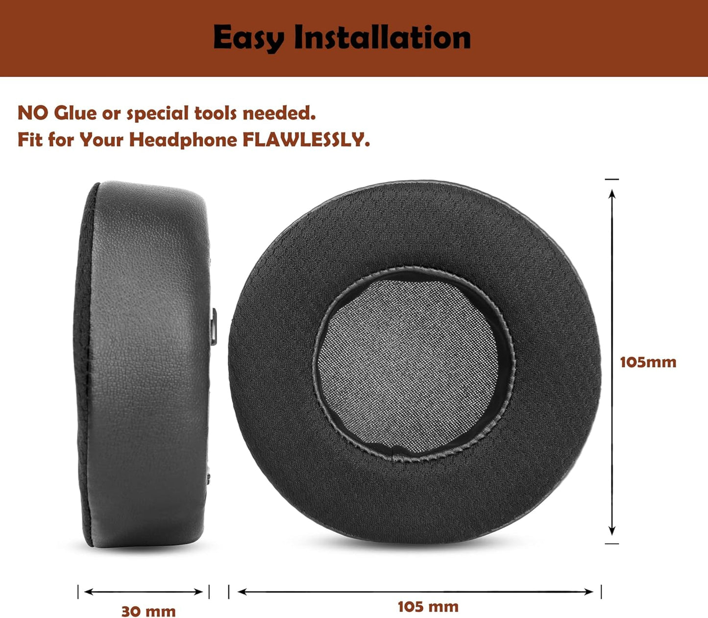 DowiTech Cool Gel Headphone Ear Pads Headset Replacement Earpads Compatible with Corsair Virtuoso RGB Wireless SE Gaming Headset