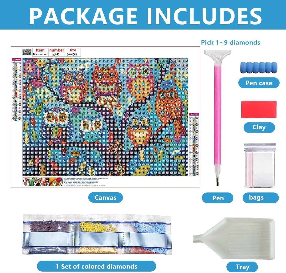 Purilite Select Diamond Painting Kit for Adults