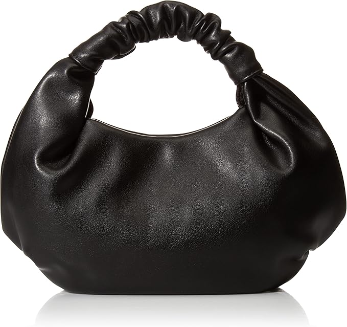 Purilite Select Women’s Faux Leather Ruched Handle Bag