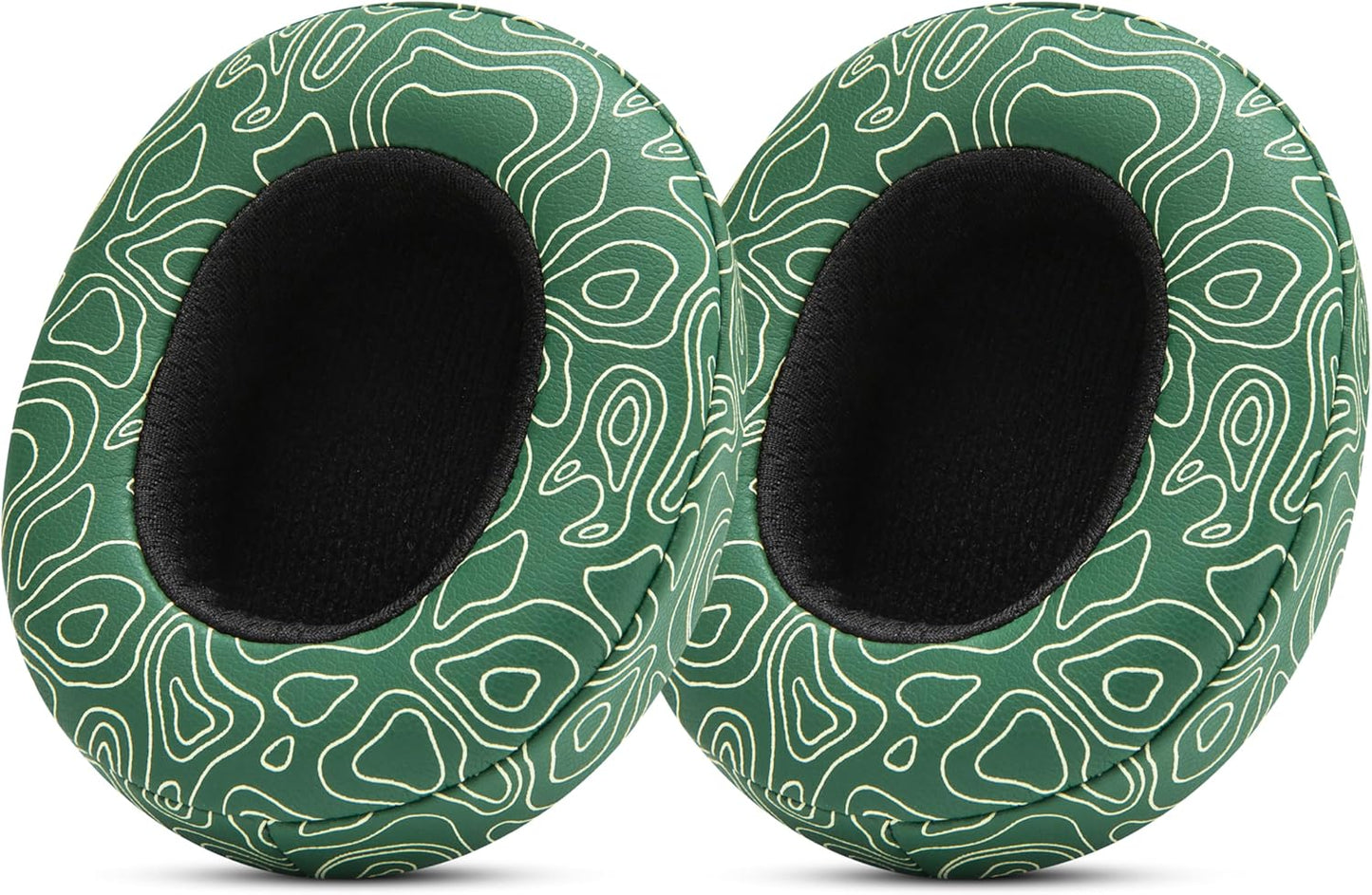 WC Replacement Earpad Cushions for Skullcandy Hesh 3 & Crusher Over-Ear Headphones Made by Wicked Cushions | Improved Durability and Thickness for Improved Comfort and Noise Isolation | 90's Black