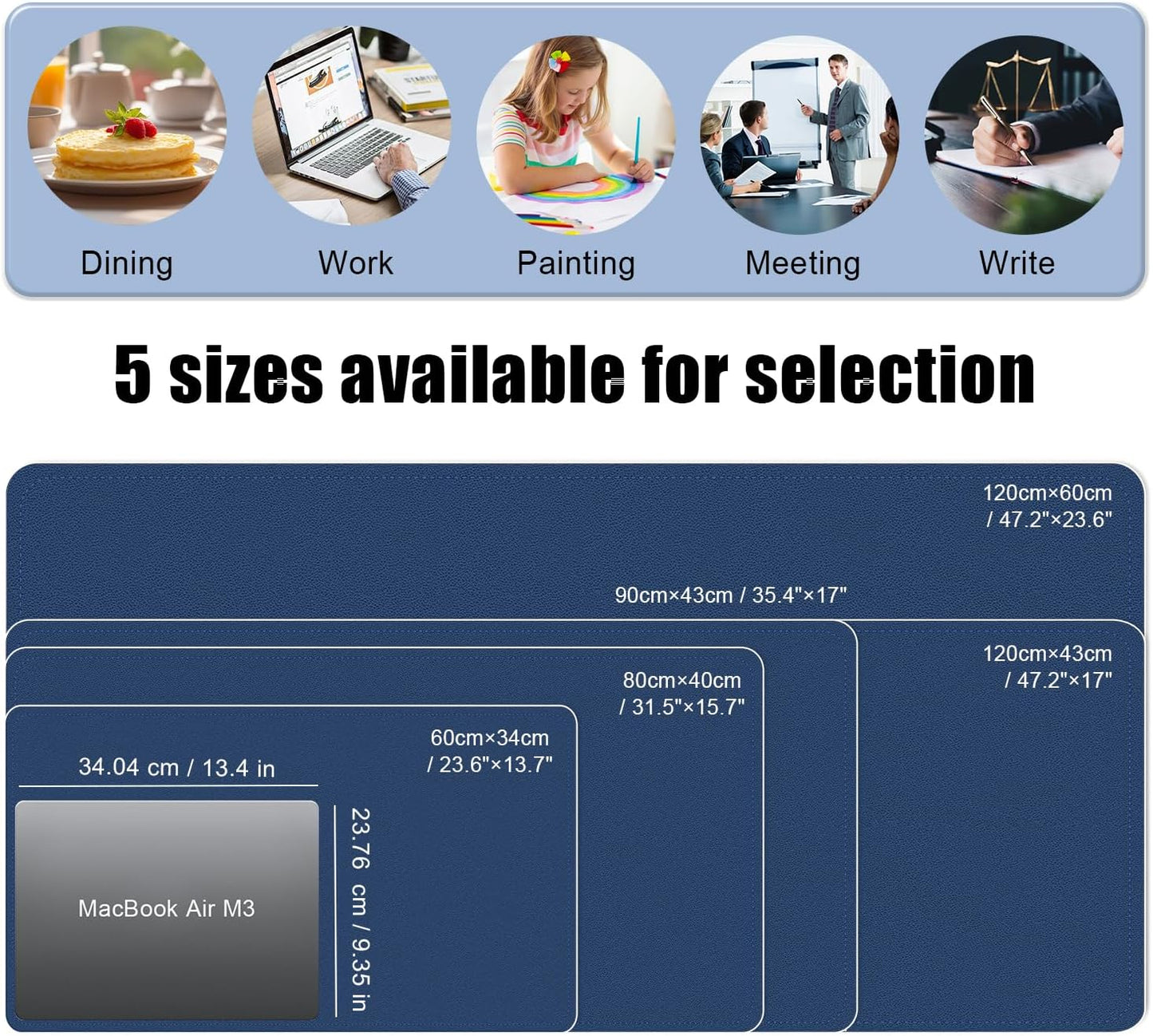 Purilite Select Dual-Sided Desk Pad