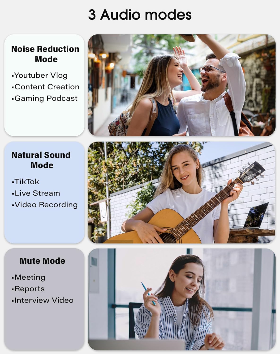 CKOKC Wireless Microphone for iPhone - Android Phone and Laptop PC, USB Microphones for Podcasting, Lavalier Microphone for Interview Video Vlog YouTube