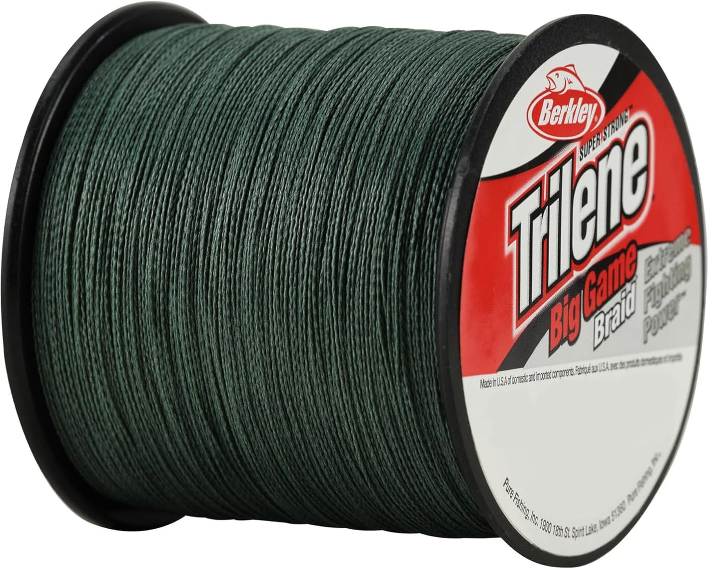Trilene Big Game Braid-Quarter Spools-Lo-Vis Green-20lb