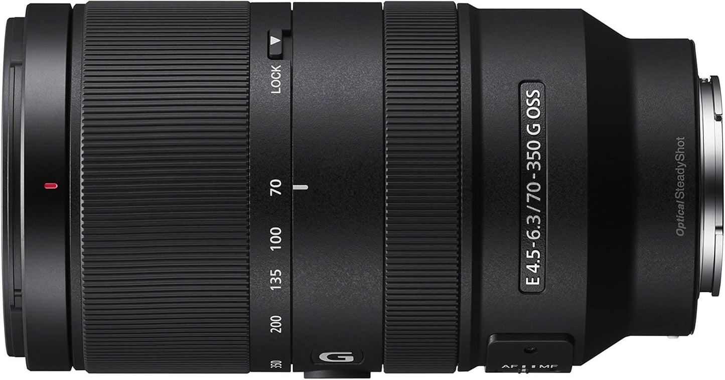 Sony SEL70350G Alpha 70-350mm F4.5-6.3 G OSS Super-Telephoto APS-C Lens