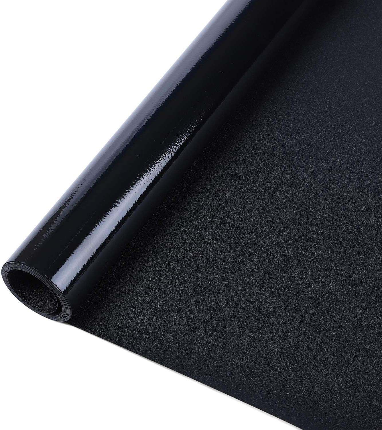 rabbitgoo Window Films for Privacy, Static Cling Frosted Glass Sticker, Non-Adhesive Privacy Film Sun Blocking Window Covering Frosting Vinyl Bathroom Sliding Glass Door, 44.5 x 200cm, Pure Frosted