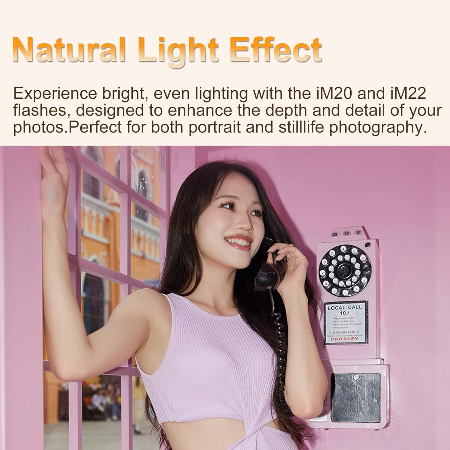 Godox IM20/IM22 Mini Camera Flash,3s Recycle Time,440 Full Power Flash Time Built in Lithium Battery for Fuji,for Canon,for Nikon,for Sony, for Olympus Camera (im22)