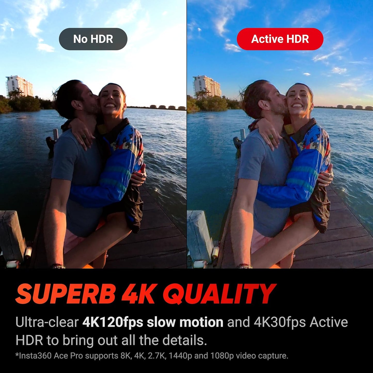 Insta360 Ace Pro - Waterproof Action Camera Co-Engineered with Leica, Flagship 1/1.3" Sensor and AI Noise Reduction for Unbeatable Image Quality, 4K120fps, 2.4" Flip Screen & Advanced AI Features.