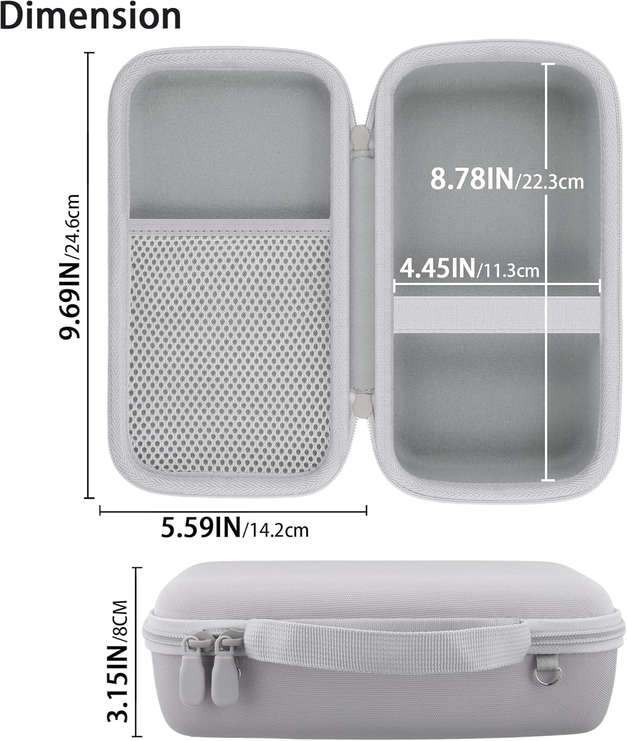 Bose SoundLink Home Bluetooth Speaker Hard Protective Case, Portable Travel Case Replacement (Silver White Case) - co2CREA