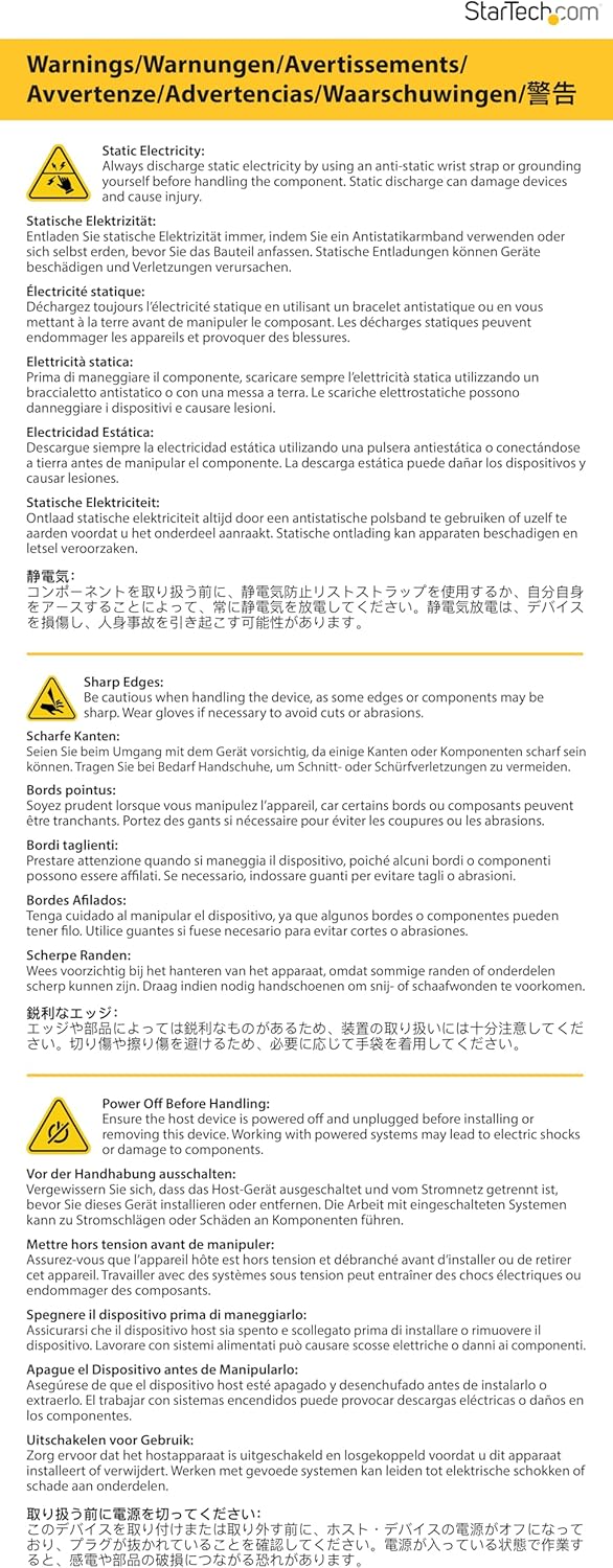 StarTech.com USB 3.0 Internal Multi-Card Reader with UHS-II Support - SecureDigital/Micro SD/Memory Stick/Compact Flash Memory Card Reader (35FCREADBU3), black