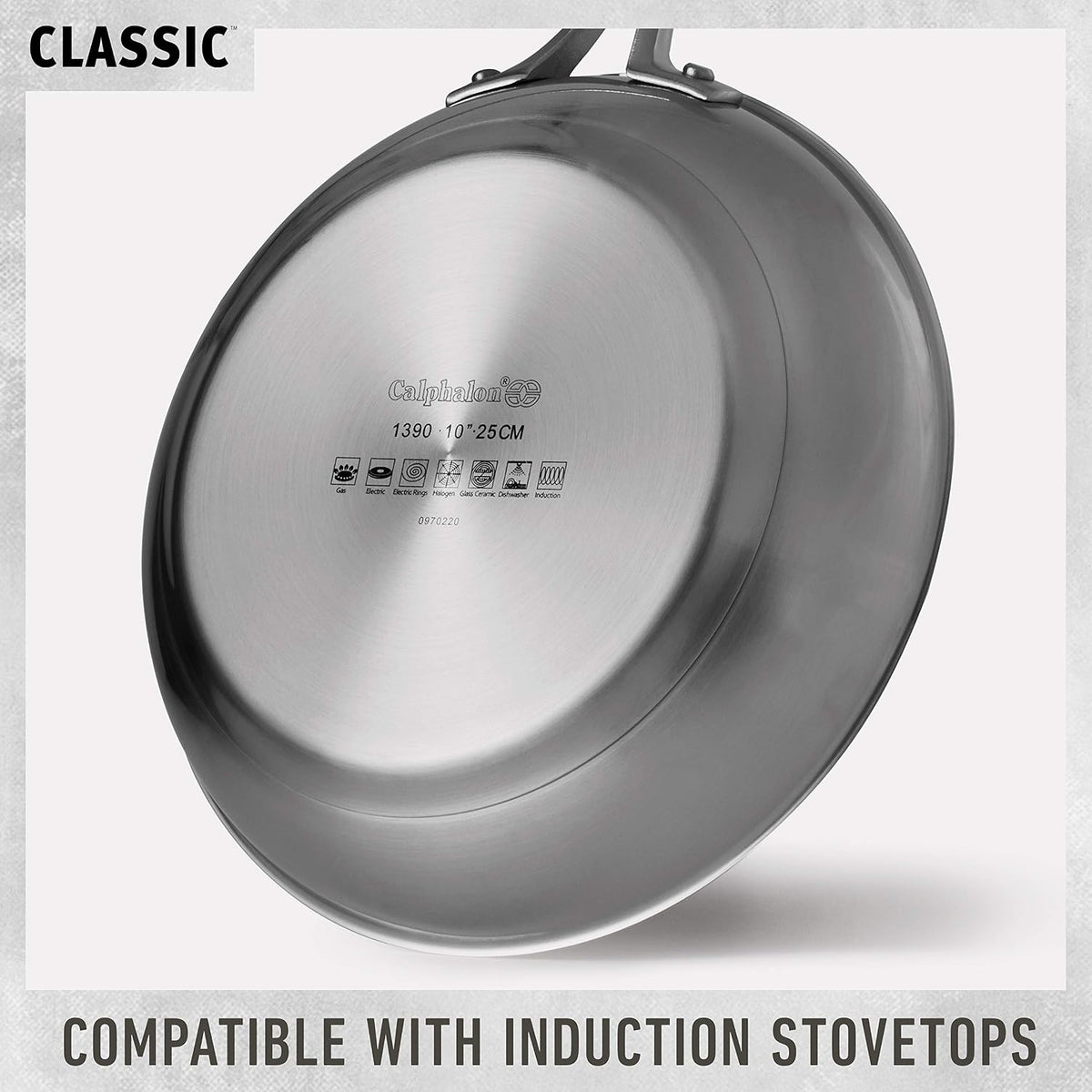 Calphalon Classic Stainless Steel Cookware Set, 10-Piece