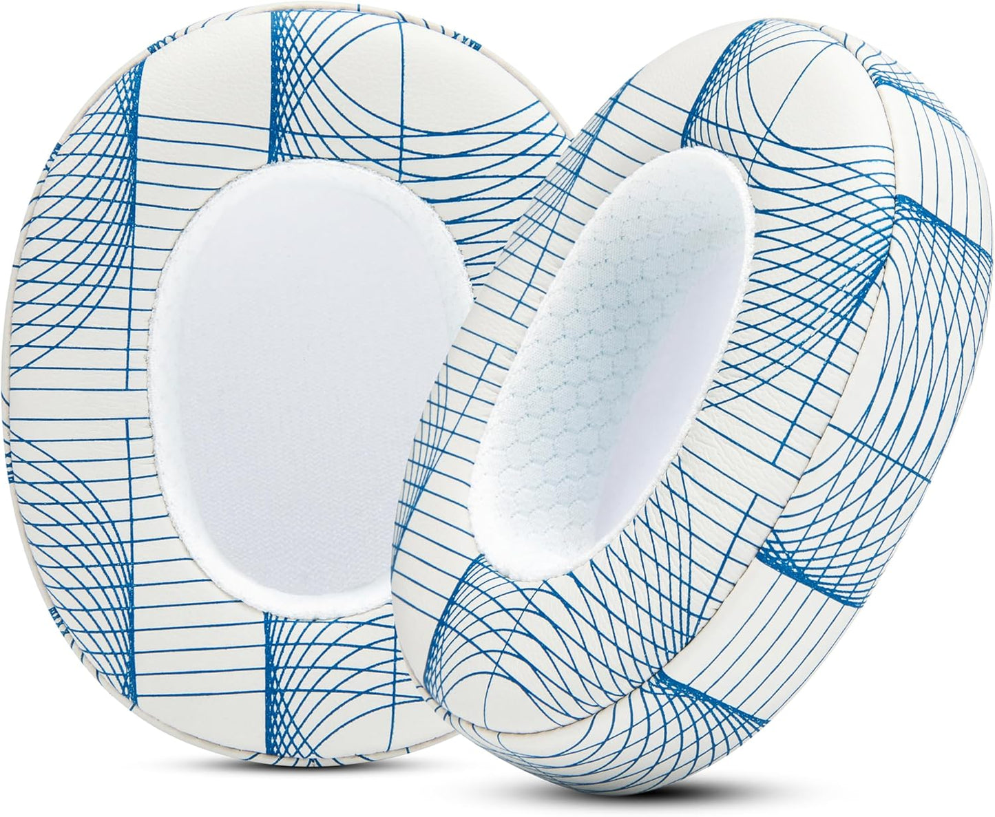 WC Replacement Earpad Cushions for Skullcandy Hesh 3 & Crusher Over-Ear Headphones Made by Wicked Cushions | Improved Durability and Thickness for Improved Comfort and Noise Isolation | 90's Black