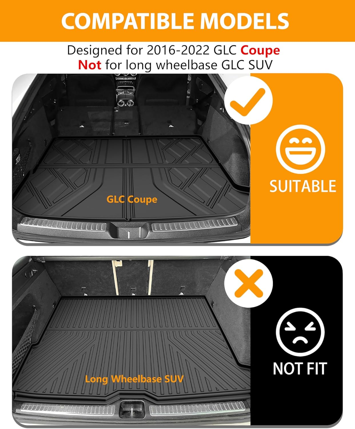 AOMSAZTO Floor Mats & Trunk Mat for 2024 2025 Chevy Equinox EV (Non Fuel),TPE All Weather Protection 2 Rows Car Floor Liners with Cargo Liner for Chevrolet Equinox EV (Non Fuel)