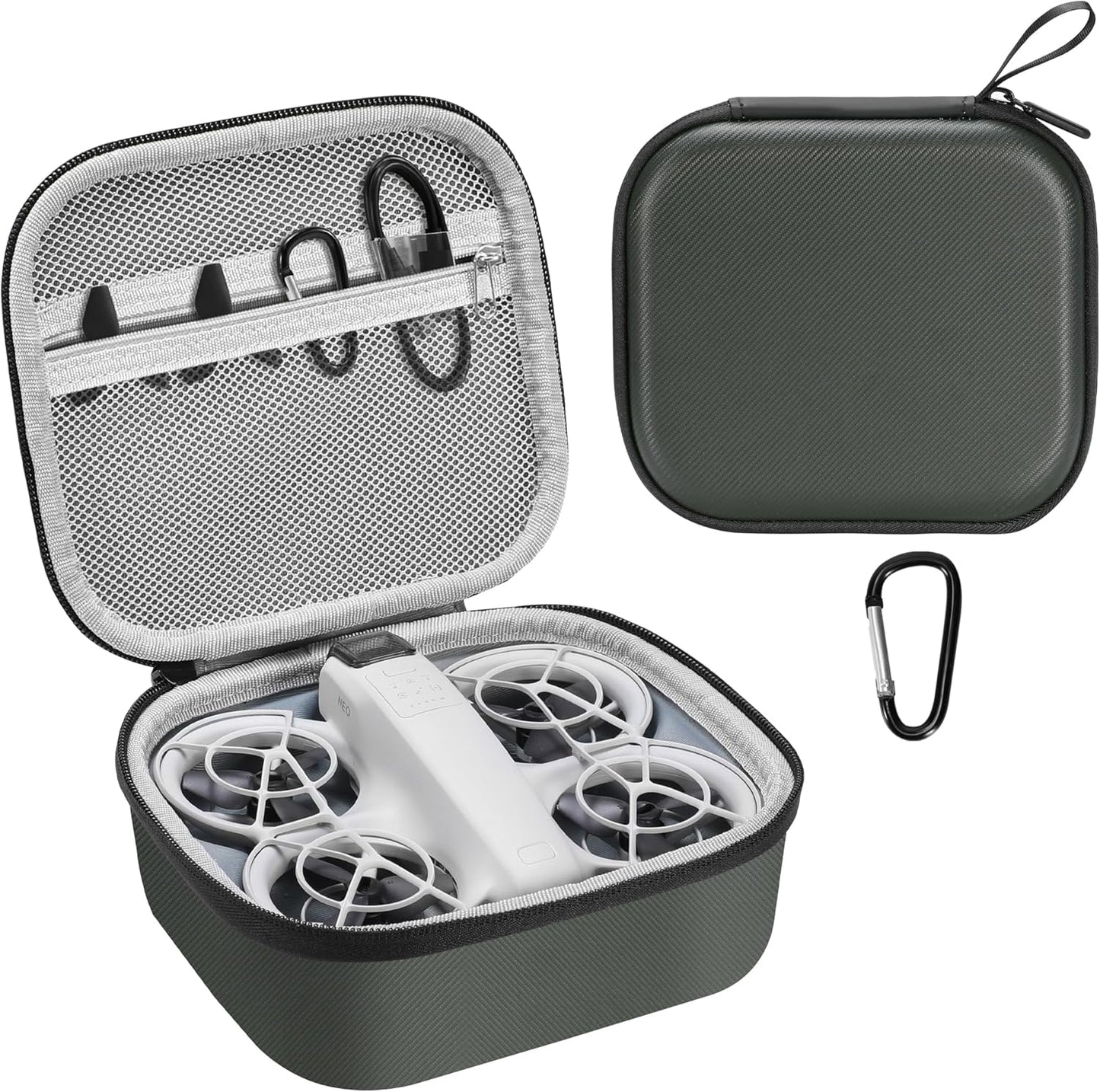FPVtosky Carrying Case for DJI NEO, Porable Travel Storage Bag for DJI NEO Drone Aceessories (for DJI NEO, Black)