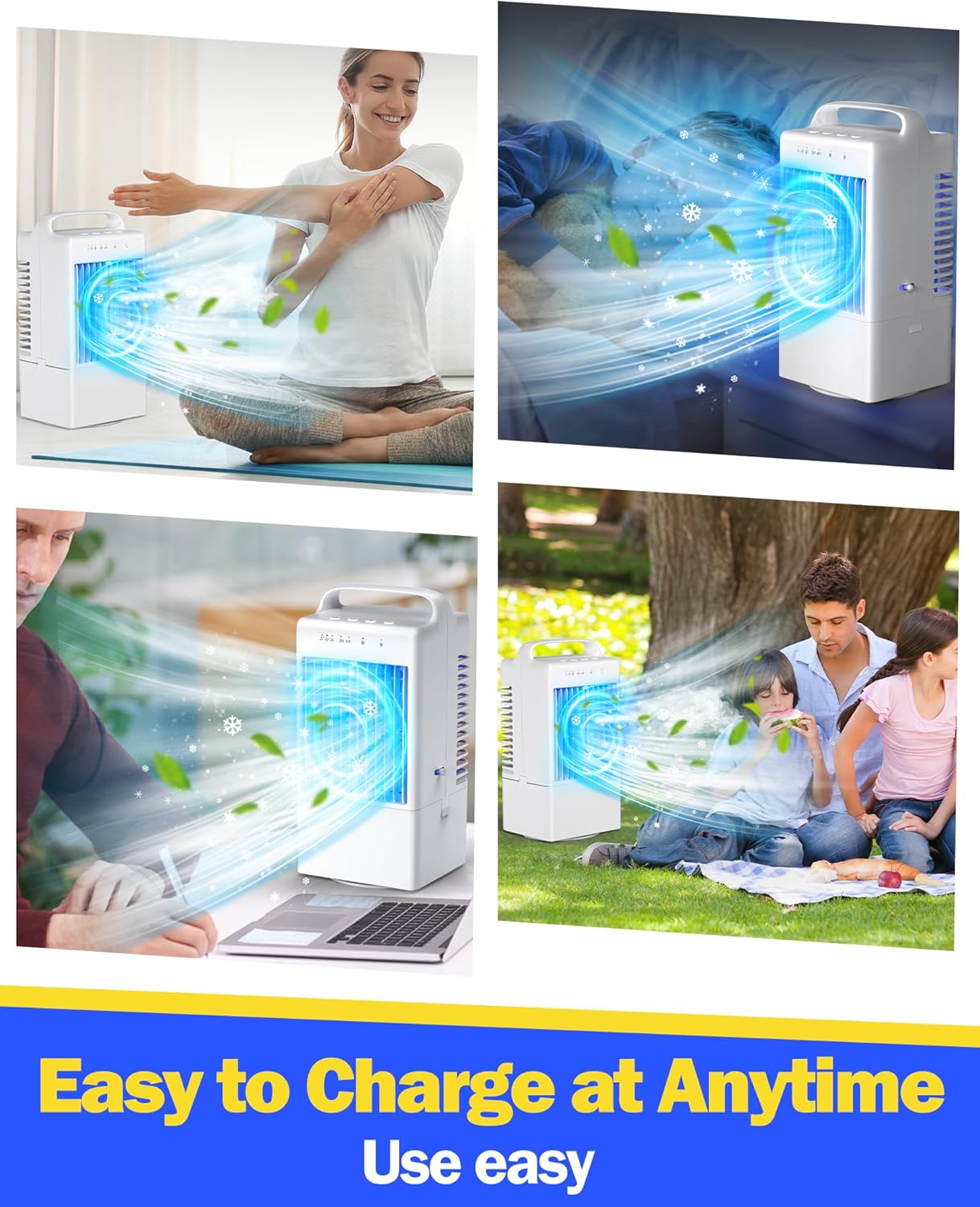 Purilite Select 4-in-1 Mini Air Conditioner – Smart Cooling, Anytime, Anywhere