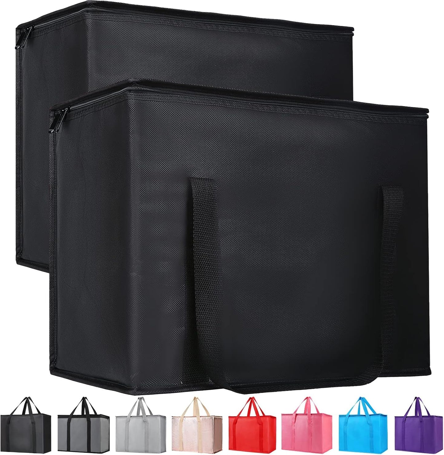 Purilite Select™ Insulated Food Delivery Bag – Extra Large Thermal Carrier for Hot & Cold Food Transport