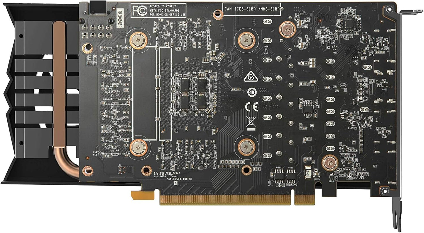 ZOTAC GeForce GTX 1660 6GB GDDR5 192-bit Gaming Graphics Card, Super Compact, ZT-T16600K-10M