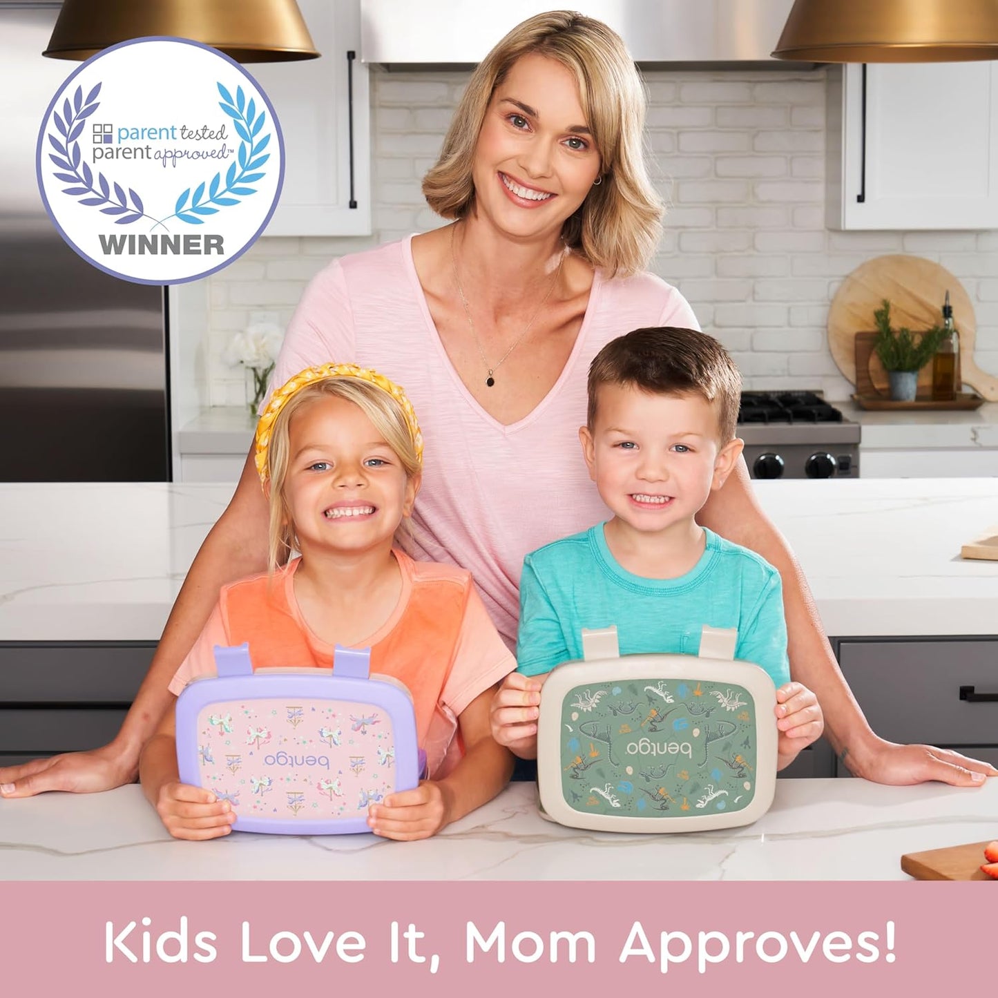 Bentgo Kids Prints Leak-Proof, 5-Compartment Bento-Style Kids Lunch Box - Ideal Portion Sizes for Ages 3 to 7 - BPA-Free, Dishwasher Safe, Food-Safe Materials - 2021 Collection (Llamas)