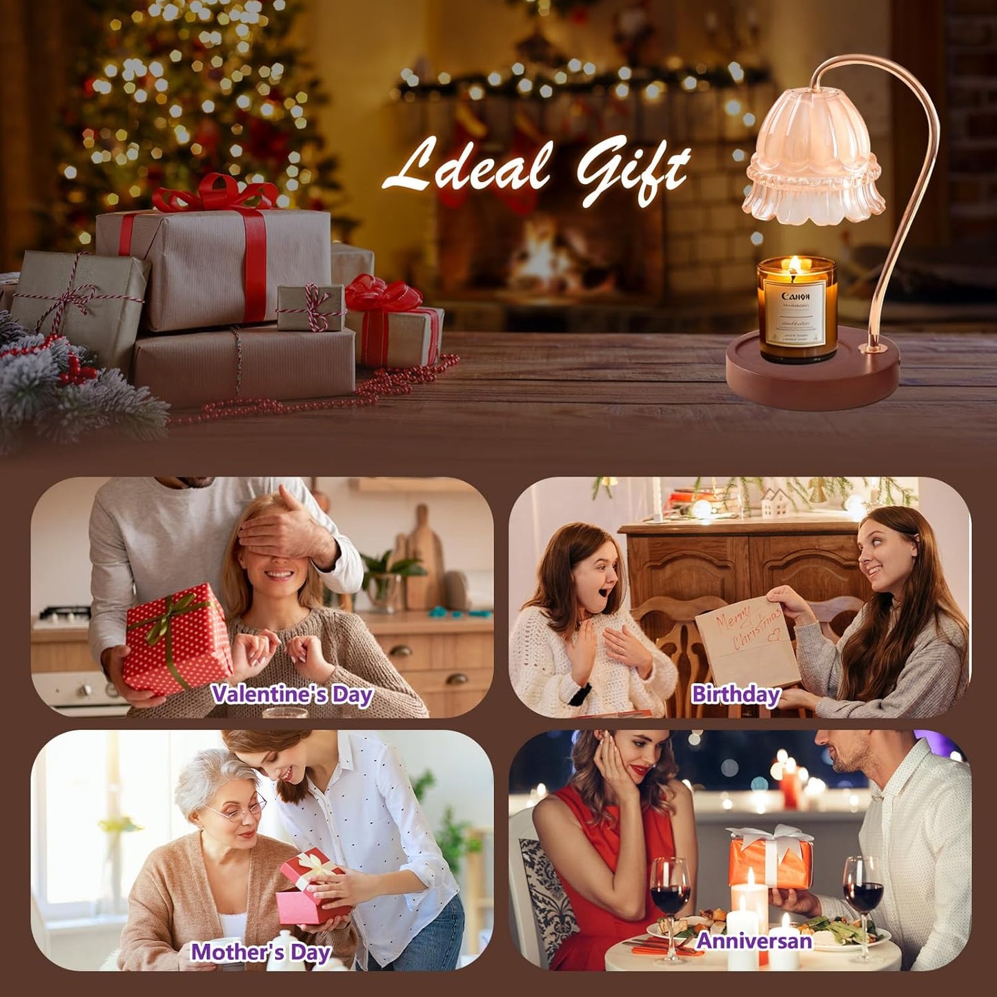 Purilite Select Candle Warmer Table Lamp