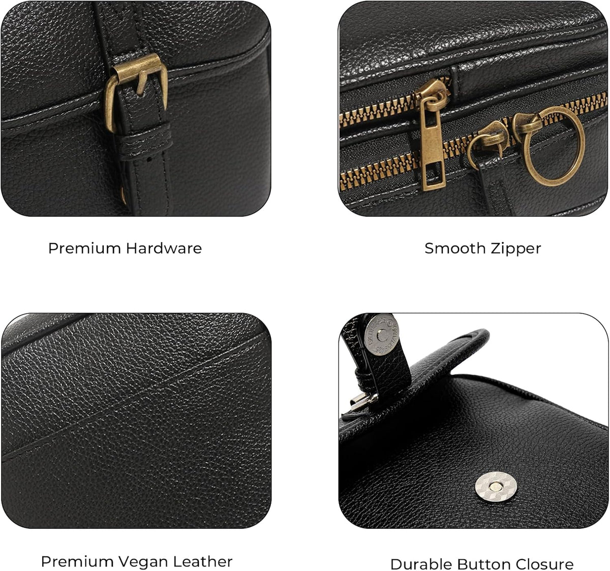 Lexiyat Crossbody Purses for Women Trendy Cell Phone Bag Leather Shoulder Handbags with Card Slots - PuriLite