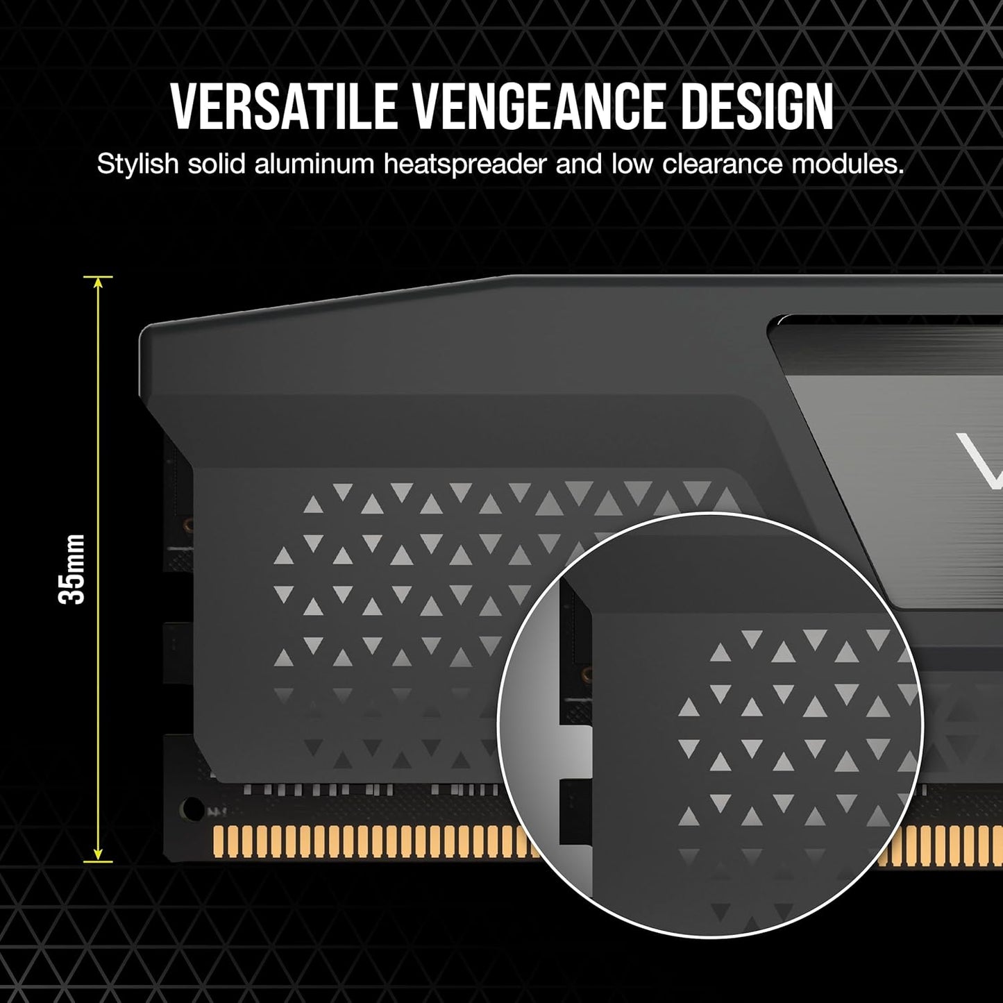 CORSAIR Vengeance DDR5 RAM 64GB (2x32GB) 6000MHz CL38-44-44-96 1.35V AMD Expo Intel XMP 3.0 Desktop Computer Memory – Gray (CMK64GX5M2B6000Z38)